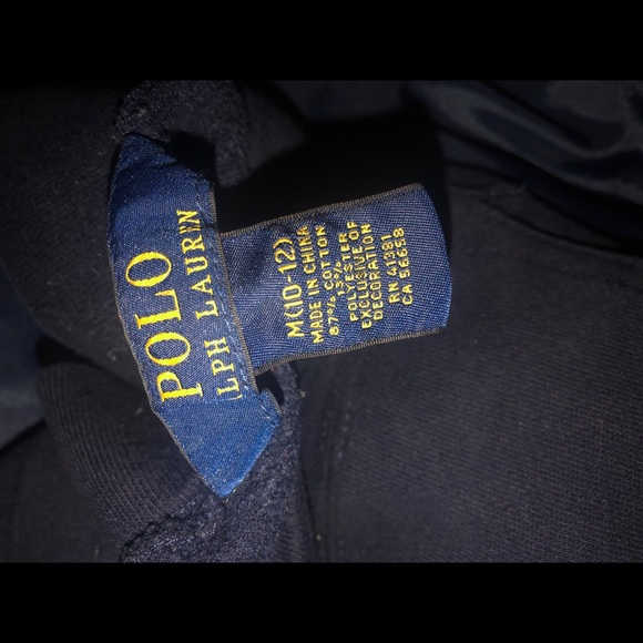 ‼️POLO RALPH LAUREN joggers dark blue x red logo‼️ - Picture 3 of 4